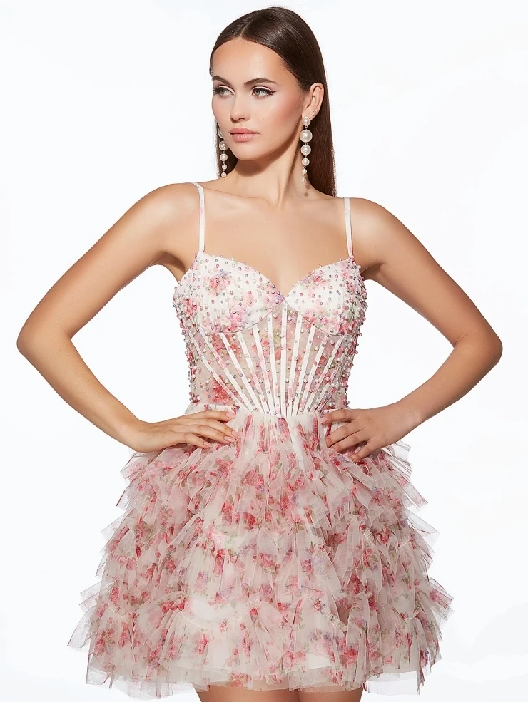 Models wearing the cocktail dresses