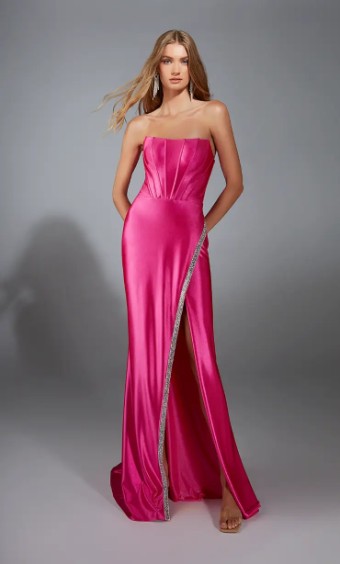 Alyce Paris #61790 #0 default BARBIE PINK & SILVER thumbnail