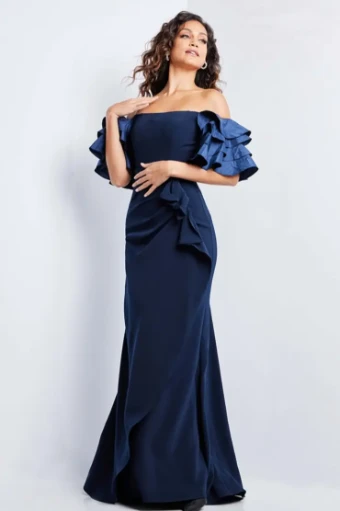 Jovani #37674A #0 default Navy thumbnail