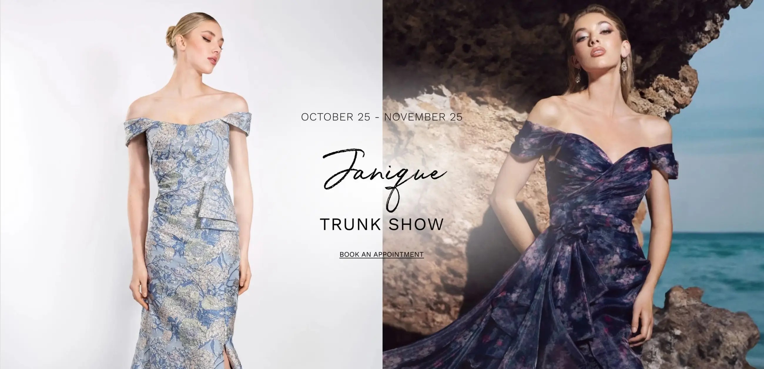 Janique trunk show at Dublin Formals