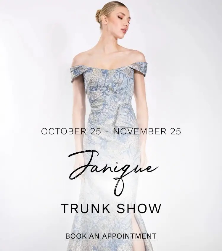 Janique trunk show at Dublin Formals