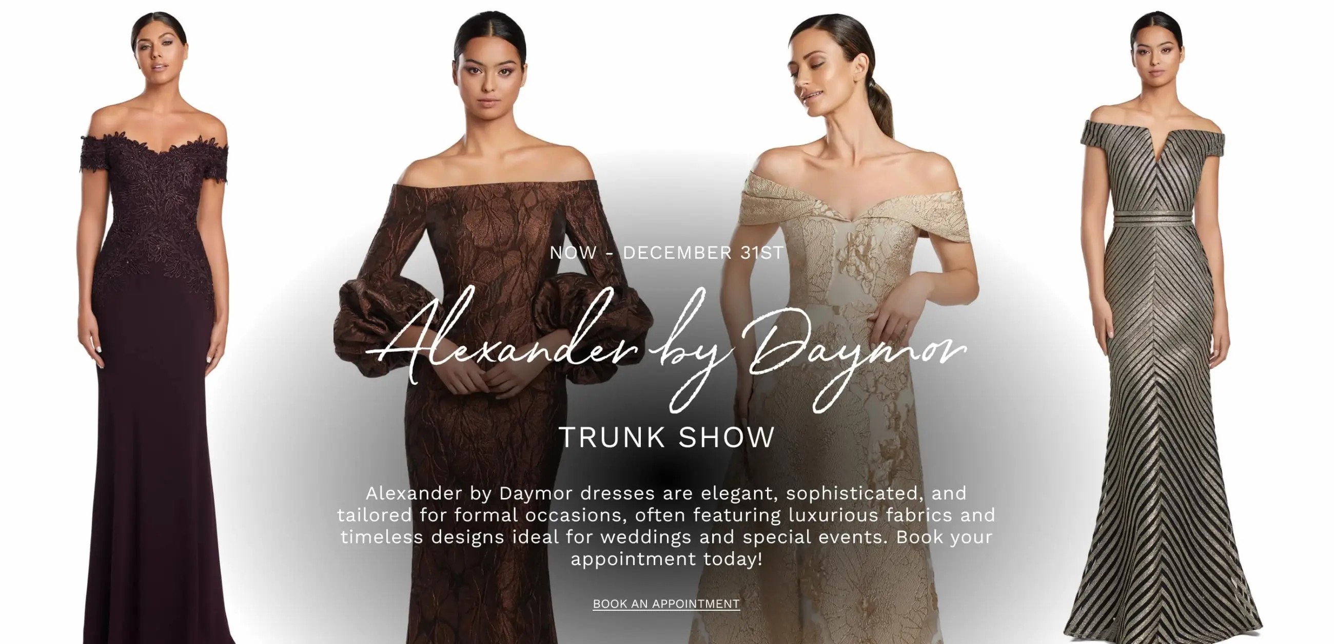 Alexander by Daymor trunk show at Dublin Formals